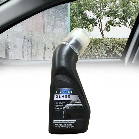 Upgraded Coating Glass Anting Fogs Coating Car Anting Fogs Agent With Applicator Car Defogging For Car Windshield Window Mirrors Glasses Swim Goggles 90ml