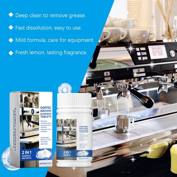 Upgraded Coffee Cleaning Tablets V