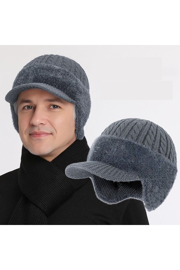 Upgraded Cold-proof And Ear-protecting Knitted Hat V