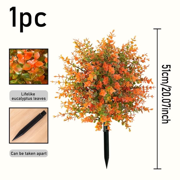 Upgraded Color Simulation Plants Outdoor Courtyard Leaves Floor To Ceiling Decoration Violet Bonsai E