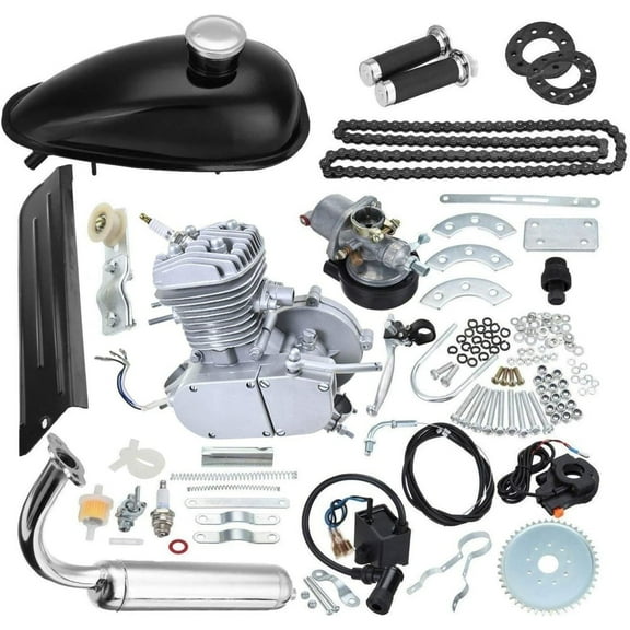Upgraded Complete 2-Stroke 80cc Motorized Bike Bicycle Cycle Petrol Gas Motor Engine Kit
