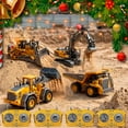 thumbnail image 1 of Upgraded Construction Rc Set of 4, Command The Site, Conquer The Dirt, Rechargeable 2.4ghz Remote Control Construction Vehicles with Cool LED Lights, Metal Parts, Real Sounds, 1 of 9
