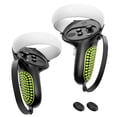 thumbnail image 1 of Upgraded Controller Grips for Meta Quest 2 VR Oculus Touch Controllers Protector with Joystick Covers 1Pair, 1 of 9