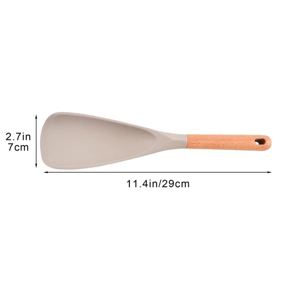 Upgraded Cooking Spoon For Nonstick Cookingwares And Safe Spoon With Wooden Handle For Mixing And Scrape L