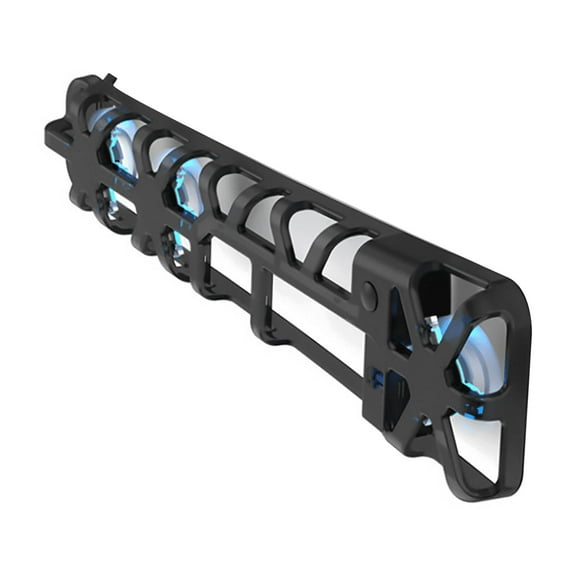 Upgraded Cooler Fan Slim Blue LED Light, Energy Efficient for PS5 Gaming and Console Protection