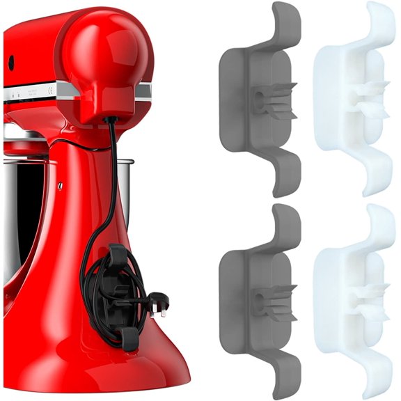 Upgraded Cord Organizer for Kitchen Appliances, Enhanced Stand Mixers Cord Wrapper, Messy Cords Bundler for Air Fryer, Toaster, Coffee Maker, etc. (4PCS Set)