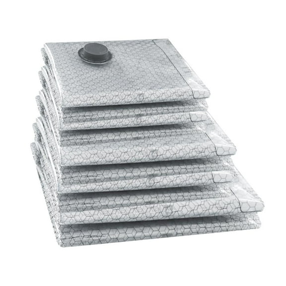 Upgraded Cordless Travel Vacuum Bags Set with Rechargeable Pump