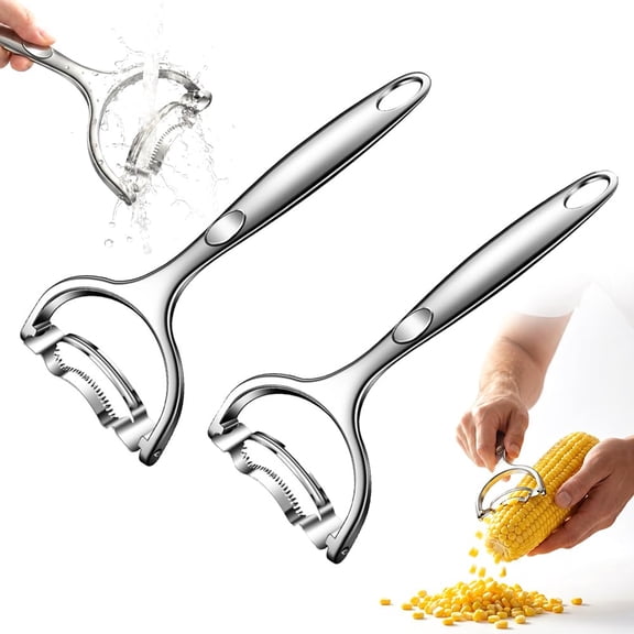 Upgraded Corn Peeler, 304 Stainless Steel Corn Cob Stripper for Kitchen Daily Use