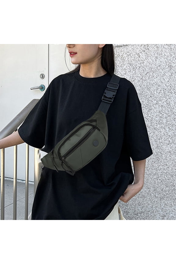 Upgraded Crossbody Bag Men's Watertight Material Chest Bag Multifunctional Sports Outdoor Leisure Shoulder Backpack Messenger Bag X