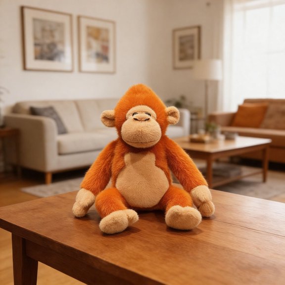 Upgraded Cuddly Orangutan Stuffed Set For Kids Gift For Boys And Girls Soft Plush Toy For Play And Comfort Adorable Design M