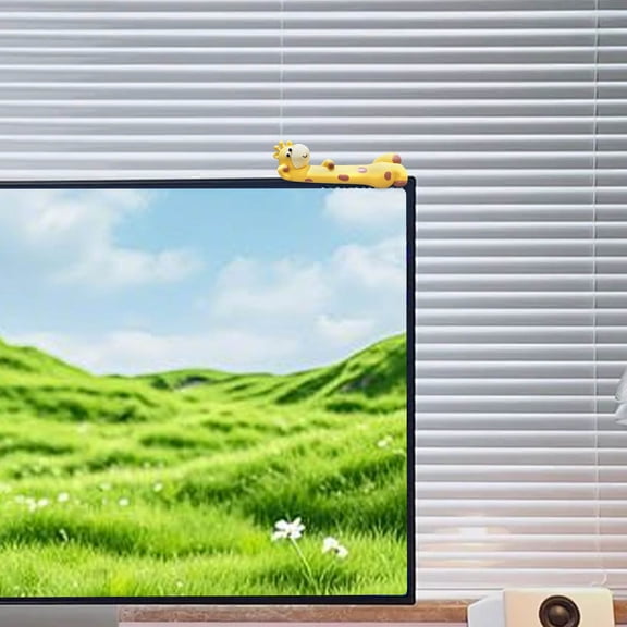 Upgraded Cute Giraffe Monitor Perching Decorative Figurine Y