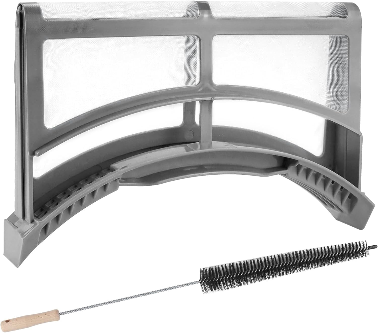 DC61-02595A Dryer Lint Filter for Samsung Dryer, Upgraded Stainless Steel Screen with Cleaning Brush, Replaces AP4578777 EAP4206799