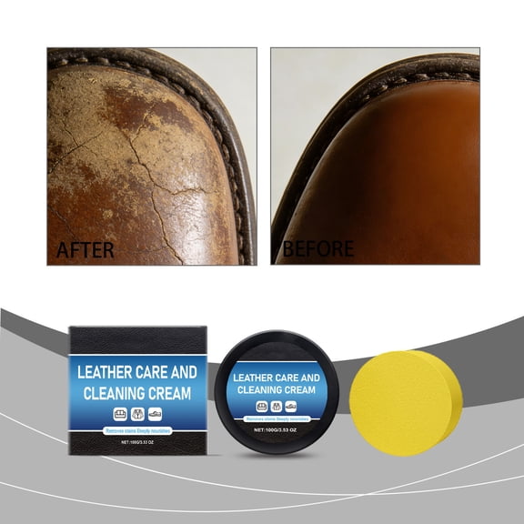 Upgraded Deep Nourishing Leather Cleaner Lanolin Leather Care Moisturizing Softening Breathable Leather Protection I