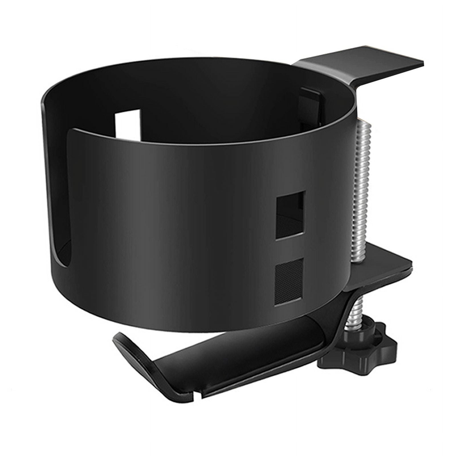 Upgraded Desk Cup Holder Clamp, AntiSpill Table Cup Holder, Metal Office & PC Gaming Desk