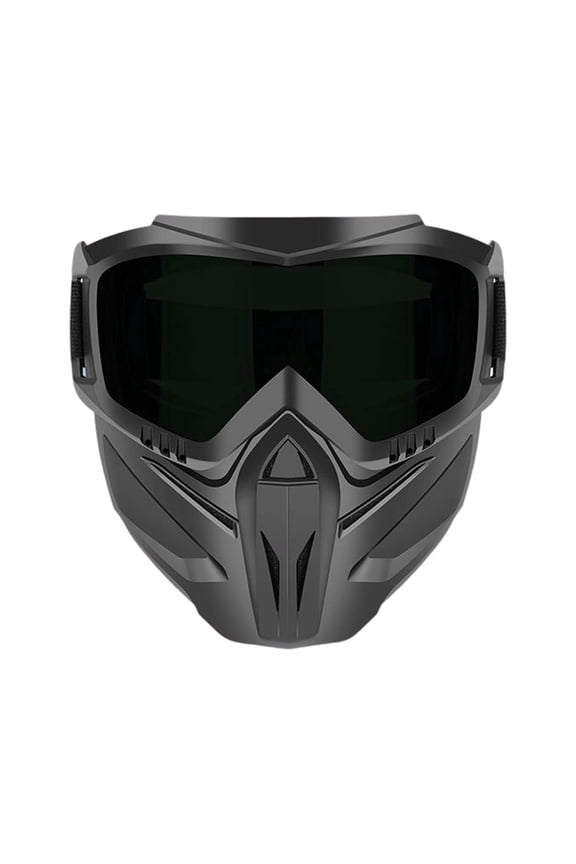Upgraded Detachable Full Face Safety Goggle, Windproof Sandproof Protective Mask, Adjustable Shield for Outdoor Working and Daily Dust Prevention Protection