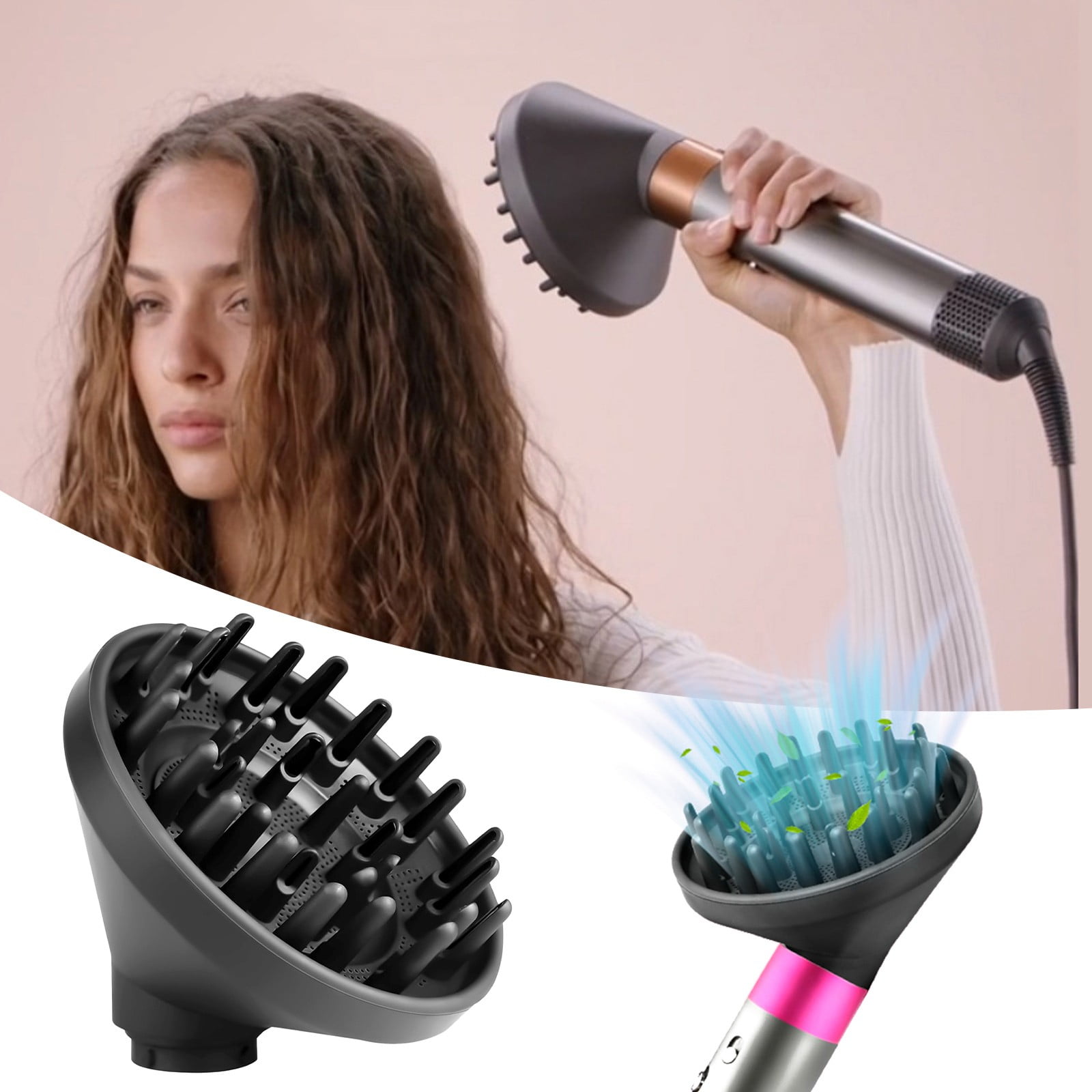 Upgraded Diffuser Attachment for Dyson Curling Iron HS05 HS03 HS01