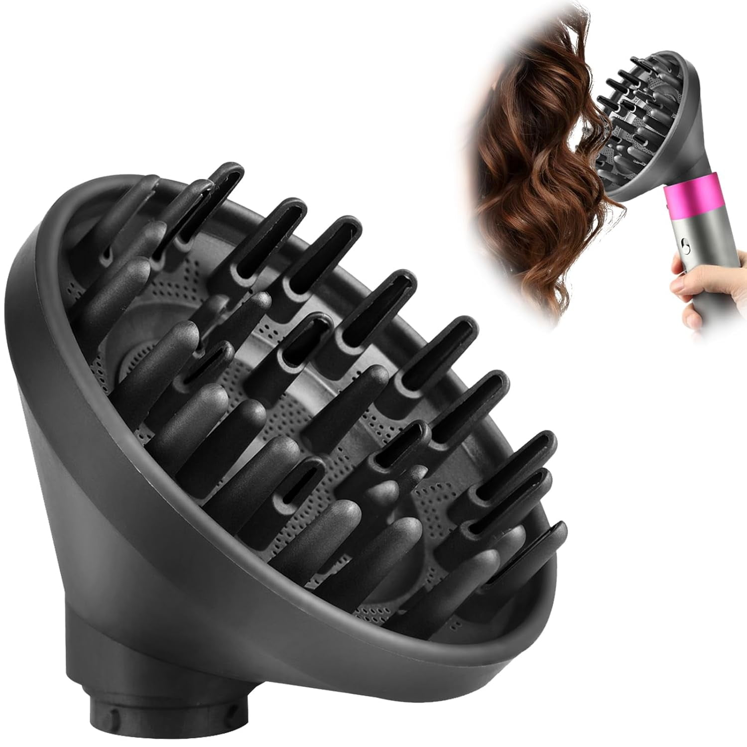 Upgraded Diffuser Attachment for Dyson Curling Iron HS05 HS03 HS01 ...