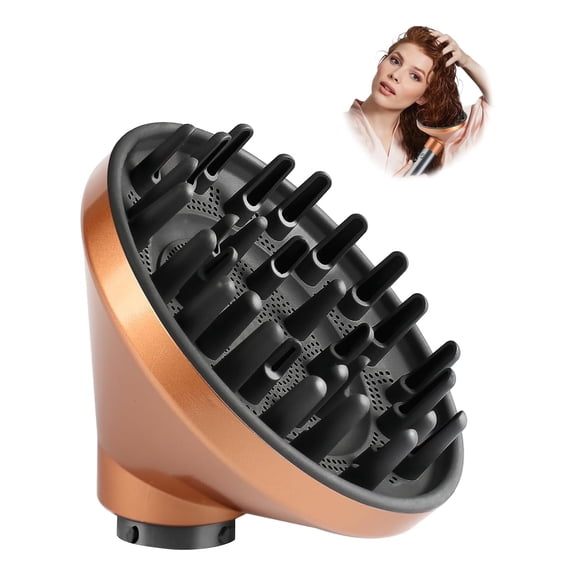 JuniShu Large Hair Diffuser Attachment Compatible with Dyson Airwrap HS01 HS03 HS01 Multi Styler, Fast Drying Curly Styling Nozzle Accessory