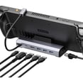 thumbnail image 1 of Upgraded Docking Station 4K@120Hz for Steam Deck OLED/ROG Ally X/Legion Go (S)/MSi Claw, 6-in-1 Steam Deck Dock with HDMI 2.1, Gigabit Ethernet, 3 USB 3.0, 100W Charge for Steam Deck LCD-HB0603, 1 of 7