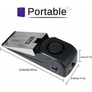 Upgraded Door Stopper Security Alarm,Portable 120 Loud Entrance Alert Door Stop Alarm for Travel Home Apartment House
