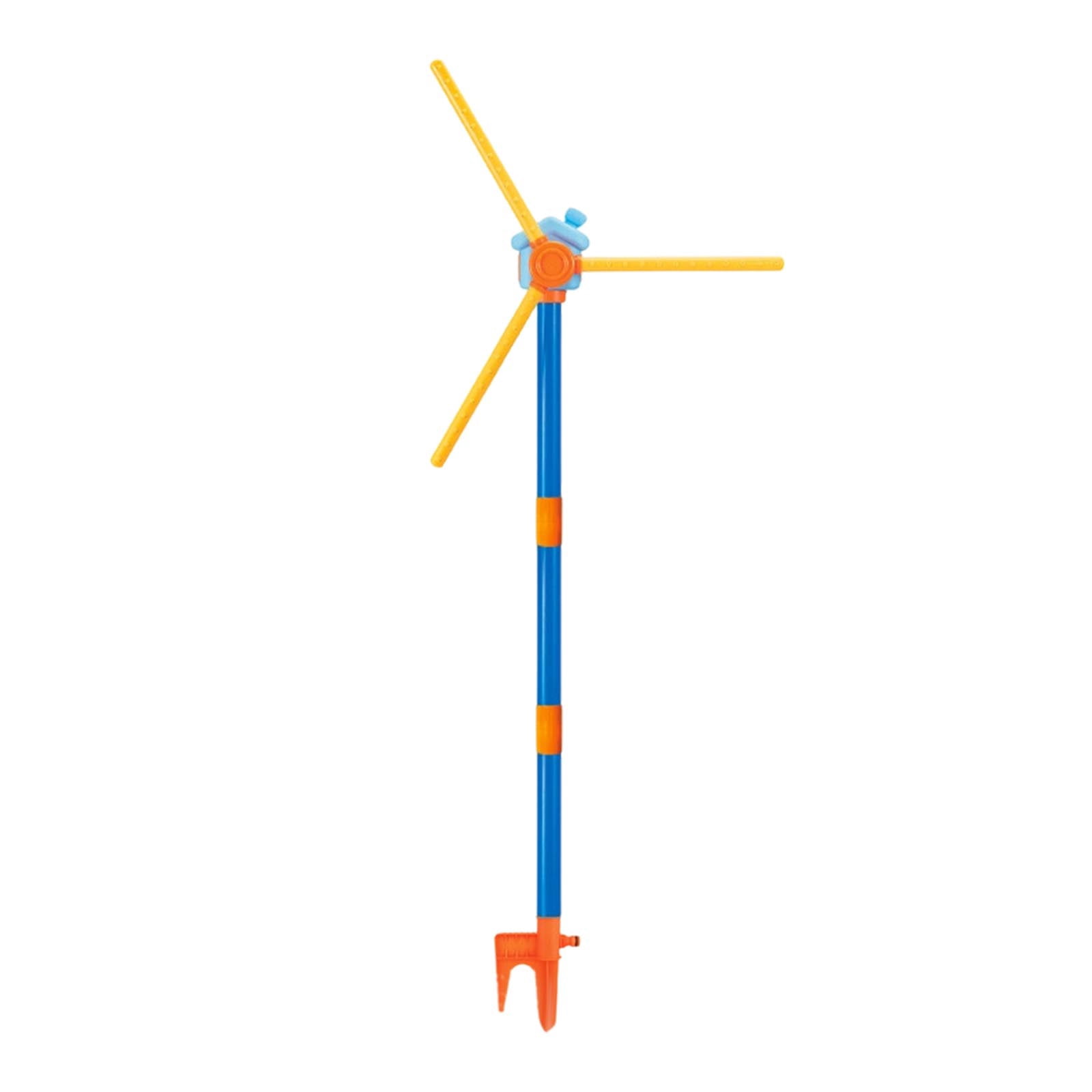 Upgraded Double Windmill Sprinkler for Outdoor Garden Yard Three-Arm Rotating Watering Toy Simulates Windmill Summer Play Easy Setup