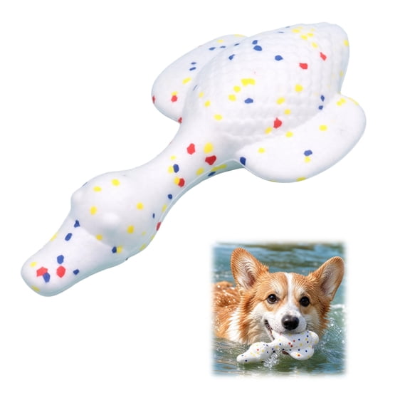 Upgraded ETPU Dog Chew Toy, Floating Water Toy with Dental Cleaning Function, Durable for Pool, Beach, River Fetch & Outdoor Interactive Play, Duck