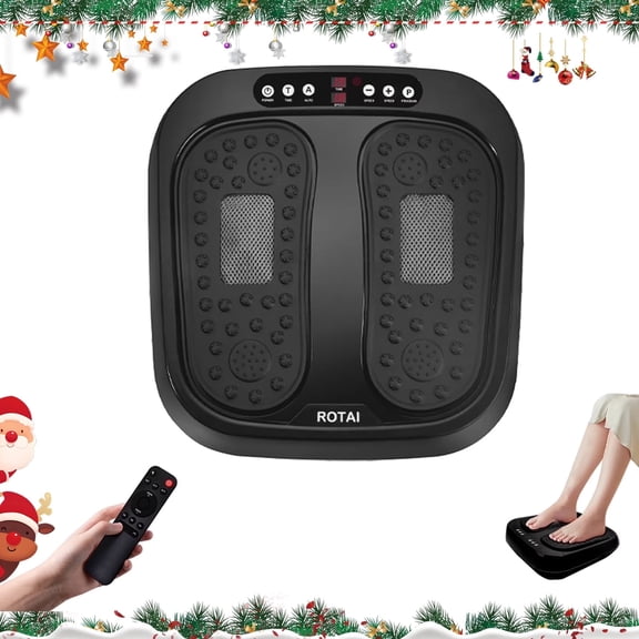 BEF Upgraded Electric Foot Massager Machine, 5 Auto Modes 20 Levels Speed, Remote Control, Deep Kneading Therapy by BEF, Gifts for family menbers