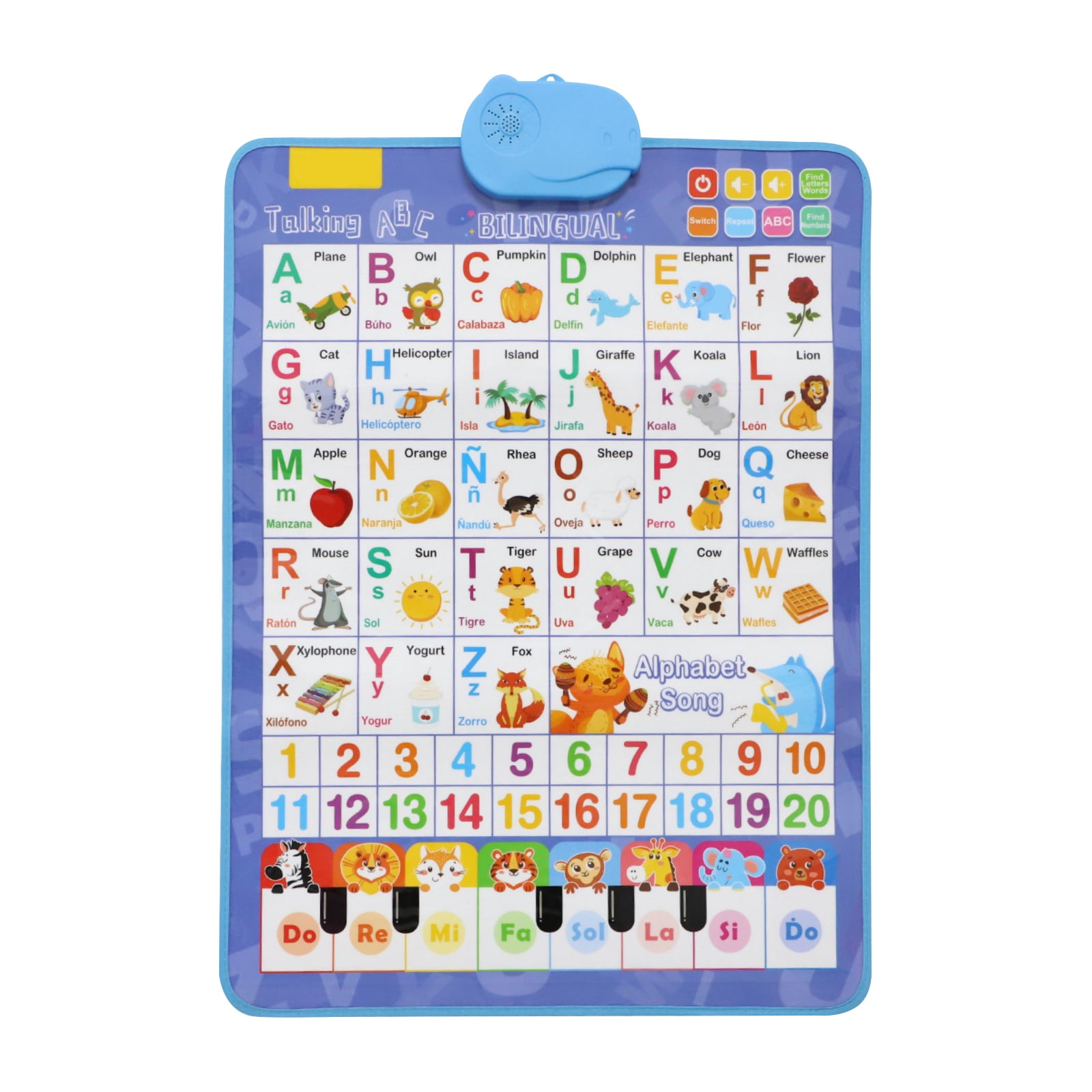 Mini Abc Machine Upgraded Electronic Alphabet Poster Toddler Toys, Interactive Toys ...