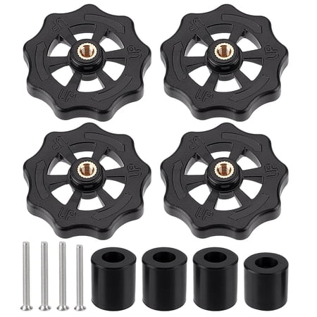 Upgraded Ender 3 Screws Kit Black Heatbed Silicone Leveling Column Metal Hand Twist Leveling Nut Resin Pulley 3D Printer