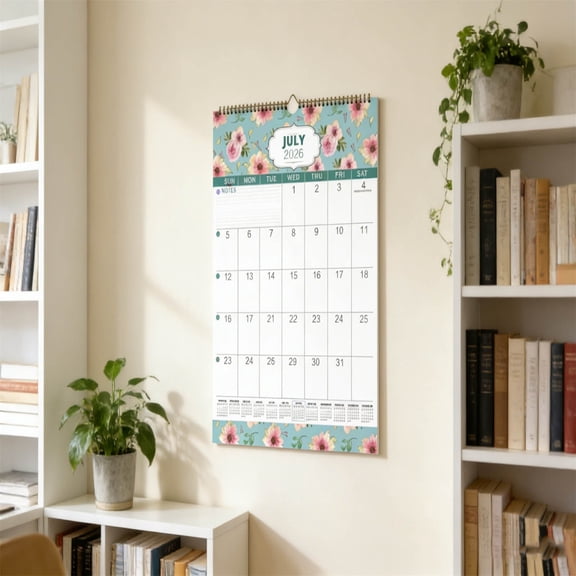 Upgraded English Version 2026.7 2027.12 Calendar For Planning And Scheduling With Spiral Binding And Large Grids E