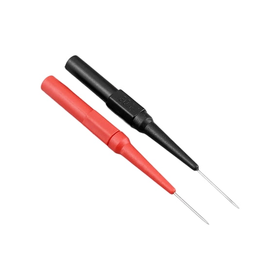 Upgraded Erosion-Resistant Test Probes Fine Tip Automotive Diagnostic Tool Pair 4mm Plugs for Multimeter & Current Devices