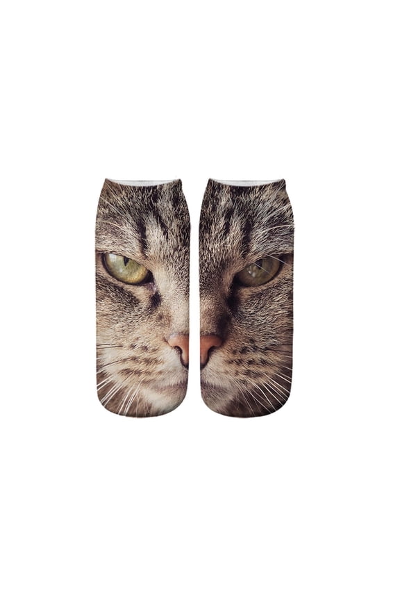 Upgraded Face Print Socks - Cute Mid-calf Socks Unisex Made Of Soft And Breathable Fabric Suitable For Everyday Wear/gifting W