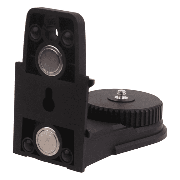 Upgraded Fine-Tuning Bracket L-Shape Laser-Level Adapter Multifunctional Magnet,1 x Level Bracket,Black