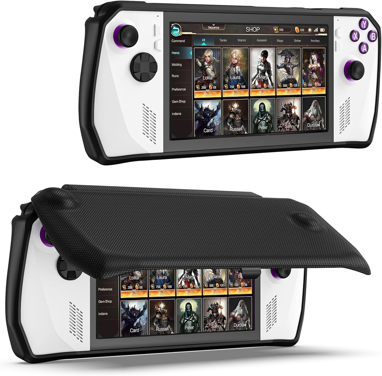 Upgraded Flip Case for ASUS ROG Ally Gaming Handheld 7 inch 2023 ...