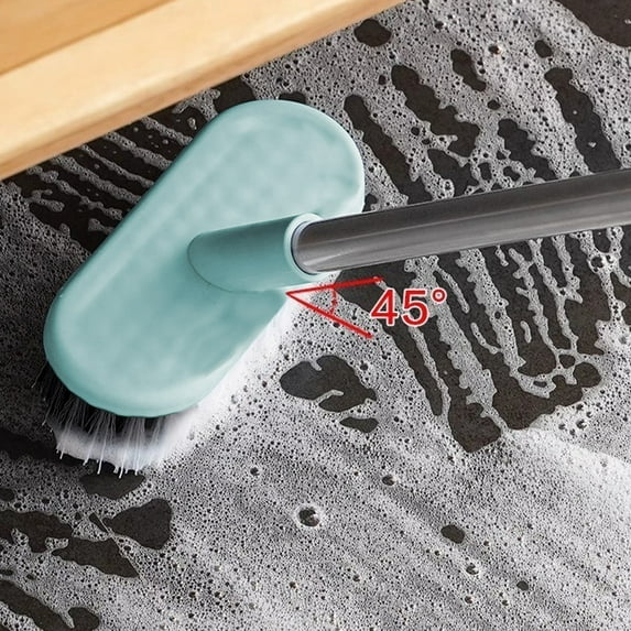 Upgraded Floor Scrub Brush With Long Handle Strong Extendable Floor Scrubbers Shower Kitchen Grout Tile Wall Decks Brush For Scrubbing Heavy Duty Z