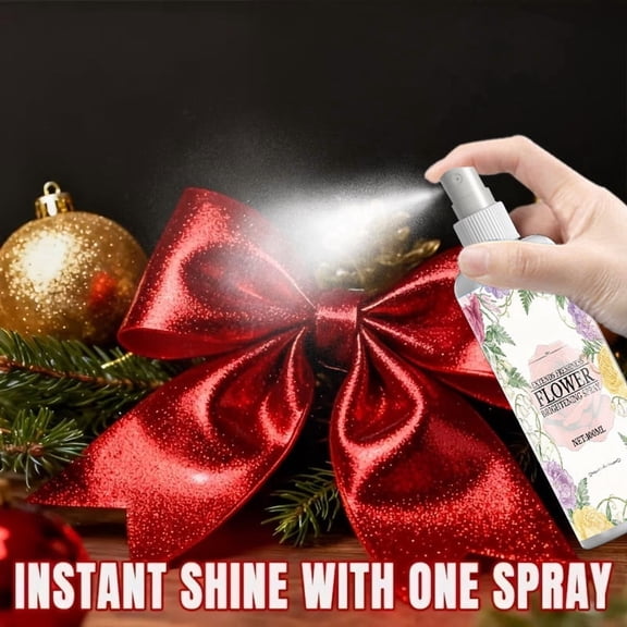 Upgraded Flower Brightening And Freshness Extender Spray Petal Shine And Color Lock For Bouquets Balloons And Holiday Decor 100ml F