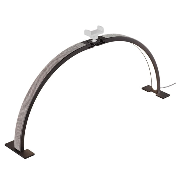 Upgraded Foldable Half Light 29in Half Light For Nail Desk With Phone Nail Table Lamp 3 Color Modes 10 Adjustable Brightness