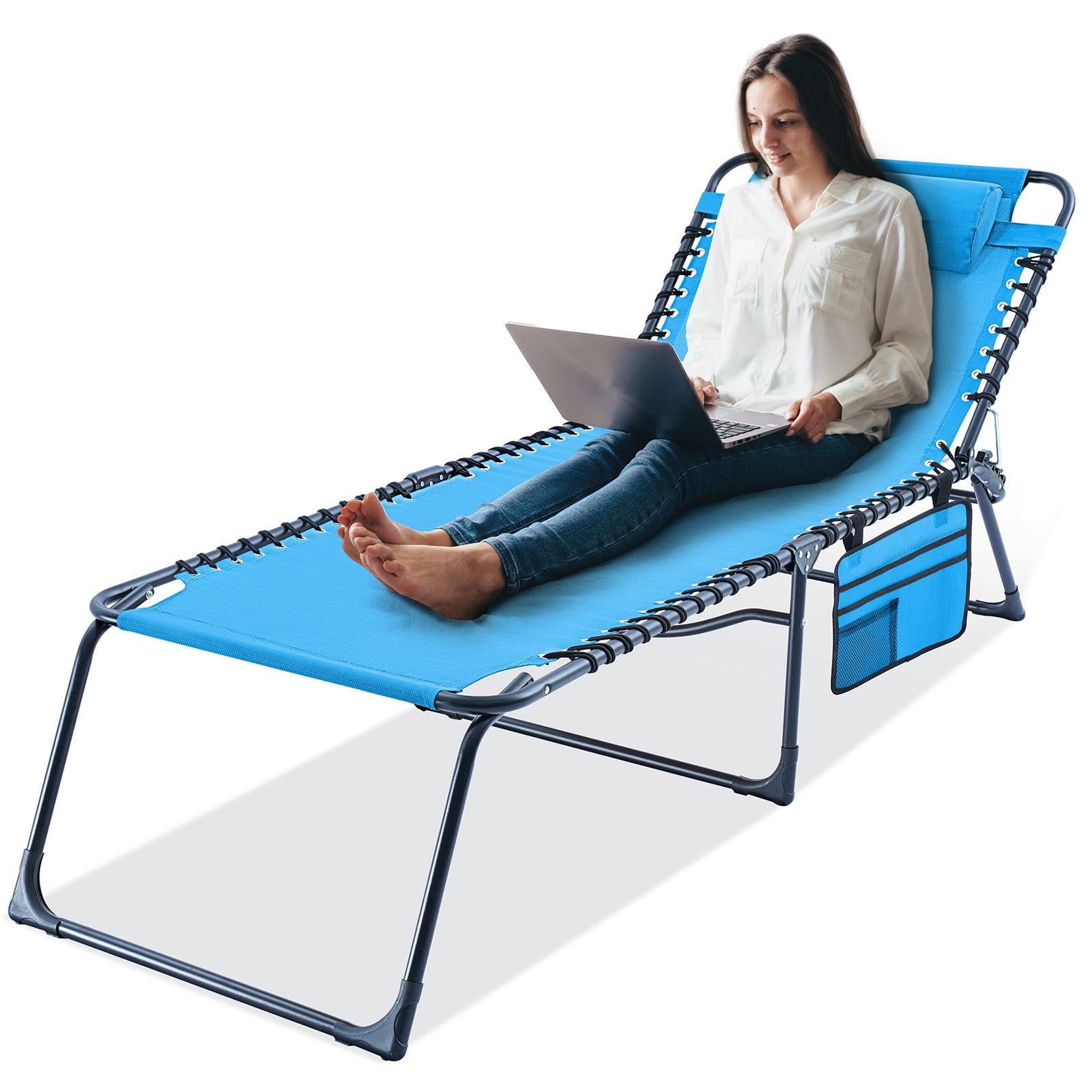 Free Shipping! Upgraded Folding Lounge Chaise 16 i