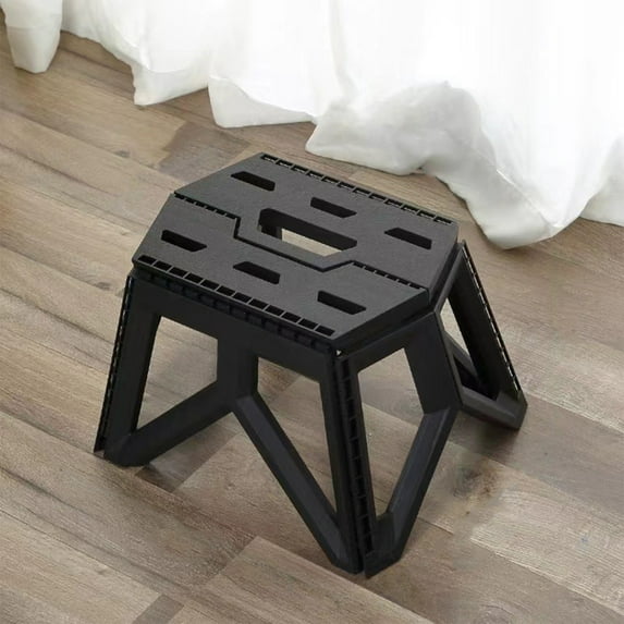 Upgraded Folding Stool Lightweight Yet More Sturdy with Load Capacity 400lbs Portable Collapsible Stool Retractable Stool for Camping Fishing Hiking BBQ