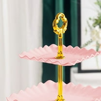Upgraded Fruit Tray – Multi-Layer Candy & Fruit Tray, 3-Tier Wedding/Party Stand, Pink Home Storage and Organization