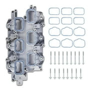 Upgraded Full Aluminum Engine Lower Intake Manifold with Gasket Compatible with 2011-2018 Jeep Grand Cherokee Wrangler | Dodge Journey Grand Caravan Replaces # 5184199AF