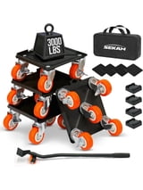Upgraded Furniture Dolly, Heavy Furniture Movers with 5 Wheels, 3000 LBS, 6.3 x 6.3 Inches Furniture Sliders - Easily Move Cabinets, Sofas, Appliances, and More