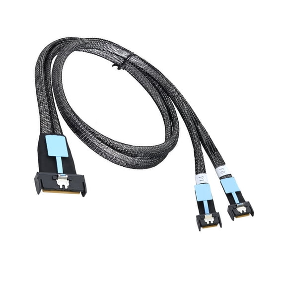Upgraded Gen 5 Server Data Cable Highly Compatibility 50cm PCIe Gen 5 Interfaces Data Cable Fast