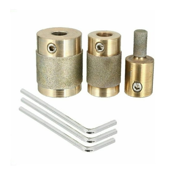 Upgraded Glass Grinder Bits for Stained Glass, Stained Glass Drill Bits, Stained Glass Diamond Grinder Bit for Head Tool