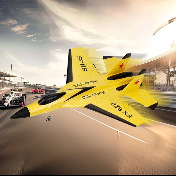 Upgraded Glider Airplane 2025 Upgrade Glider Remote Control Airplane Trick 4 Rc Glider Aircraft Drone LED 2.4g U