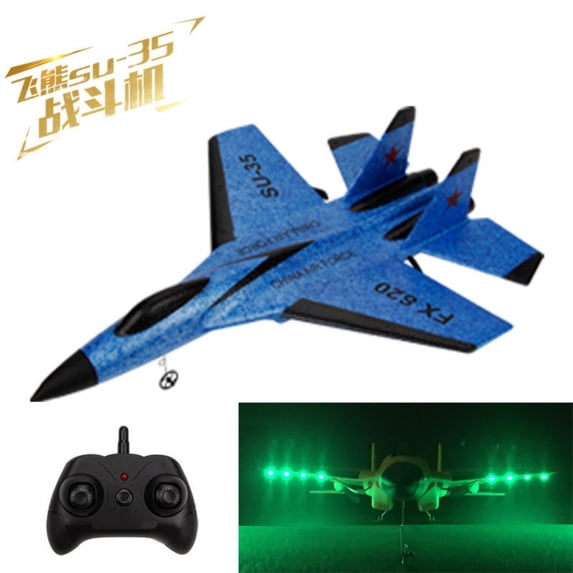 Upgraded Glider Airplane 2025 Upgrade Glider Remote Control Airplane Trick 4 Rc Glider Aircraft Drone LED 2.4g W