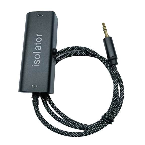 Upgraded Ground Looping Noise Isolator Noise Filter for Car Sound Home Stereo