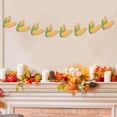 thumbnail image 1 of Upgraded HEROOY Recently Developed Holiday Props Thanksgiving Party Decorations Fall Pumpkin Turkey Pull Flags Pull Banners J, 1 of 5