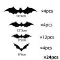 thumbnail image 1 of Upgraded Halloween LED Light Up Bats Stickers with Strong Adhesive Tape, Glow in The Dark Flying Bats Decor for Indoor Outdoor Wall Ceiling Decoration, 1 of 5