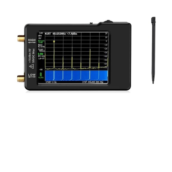 Upgraded Hand Held Tiny Spectrum Analyzer TinySA 2.8" Display 100kHz To 960MHz With ESD Proteced Version V0.3.1_E